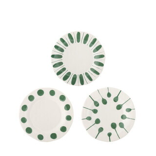 Verde, Set 3 farfurii desert