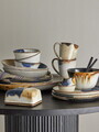 Farfurie adanca, Bloomingville, Jules, 22x5 cm, 800 ml, ceramica, albastru