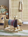 Balansoar pentru copii, Bloomingville, Charlie, 66x34x51 cm, poliester/lemn de plop, multicolor