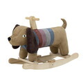 Balansoar pentru copii, Bloomingville, Charlie, 66x34x51 cm, poliester/lemn de plop, multicolor