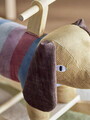 Balansoar pentru copii, Bloomingville, Charlie, 66x34x51 cm, poliester/lemn de plop, multicolor