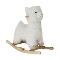 Balansoar pentru copii, Bloomingville, Kinto, 65x25x45 cm, poliester/lemn de plop, alb