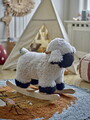 Balansoar pentru copii, Bloomingville, Dolly, 65x34x53 cm, poliester/lemn de plop, alb