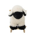 Balansoar pentru copii, Bloomingville, Dolly, 65x34x53 cm, poliester/lemn de plop, alb