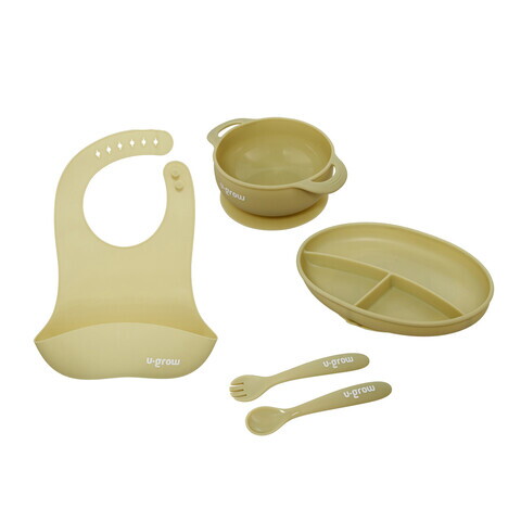 Set diversificare U-grow, 5 piese, silicon, verde