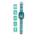 Ceas cu aparat foto si camera video pentru copii Stitch, LEXIBOOK, 25 cm, plastic, turcoaz