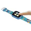 Ceas cu aparat foto si camera video pentru copii Stitch, LEXIBOOK, 25 cm, plastic, turcoaz