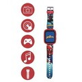 Ceas cu aparat foto si camera video pentru copii Spiderman, LEXIBOOK, 25 cm, plastic, rosu