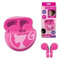 Casti wireless intraauriculare pentru copii Barbie, LEXIBOOK, roz