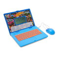 Laptop educational bilingv Ro/En pentru copii Hot Wheels, LEXIBOOK, 5.1x9.7 cm, albastru