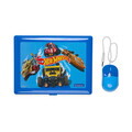 Laptop educational bilingv Ro/En pentru copii Hot Wheels, LEXIBOOK, 5.1x9.7 cm, albastru