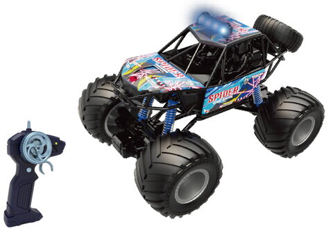 Masinuta cu telecomanda Big Foot, CEVODLE, 44 cm, ABS, albastru