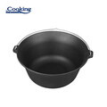 Ceaun Cooking by Heinner, 41x19.5 cm, 16 L, fonta, negru