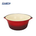 Ceaun Cooking by Heinner, 41x19.5 cm, 16 L, fonta emailata, rosu