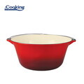 Ceaun Cooking by Heinner, 49x23 cm, 22 L, fonta emailata, rosu