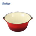 Ceaun Cooking by Heinner, 49x23 cm, 22 L, fonta emailata, rosu