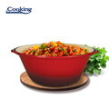 Ceaun Cooking by Heinner, 54x23 cm, 30 L, fonta emailata, rosu