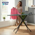Masa de calcat Linea, Heinner Care, 124x43 cm, bumbac/metal, verde/alb