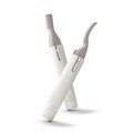 Set 2 in 1, ondulator de gene incalzit si aparat de ras electric Fashion TV, Matte Cream-Gold, 14.05x1.88x1.5 cm / 13.48x1.75x1.27 cm, crem