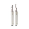 Set 2 in 1, ondulator de gene incalzit si aparat de ras electric Fashion TV, Matte Cream-Gold, 14.05x1.88x1.5 cm / 13.48x1.75x1.27 cm, crem