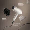 Uscator de par profesional Fashion TV, Matte Cream-Gold, 1950-2300W, 2 viteze, 3 trepte de temperatura, crem