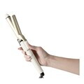 Ondulator de par Fashion TV, Matte Cream-Gold, 50-55W, 200°C, 5 trepte de temperatura, crem