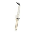 Ondulator de par Fashion TV, Matte Cream-Gold, 50-55W, 200°C, 5 trepte de temperatura, crem