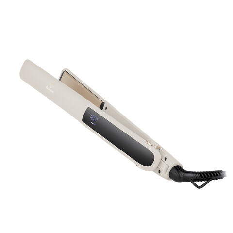 Placa de par Fashion TV, Matte Cream-Gold, 50W, 210°C, invelis ceramic, crem