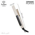 Placa de par Fashion TV, Matte Cream-Gold, 50W, 210°C, invelis ceramic, crem