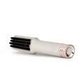Mini pieptene pentru indreptat parul Fashion TV, Matte Cream-Gold, 180°C, invelis ceramic, crem