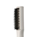 Mini pieptene pentru indreptat parul Fashion TV, Matte Cream-Gold, 180°C, invelis ceramic, crem