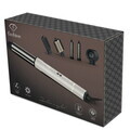 Aparat de coafat profesional, 5 in 1 Fashion TV, Matte Cream-Gold, 1500W, 3 viteze, 3 trepte de temperatura, crem