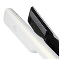 Placa de par cu uscator, 2 in 1 Fashion TV, Pearl White-Gold, 1000W, 230°C, 3 viteze, 3 trepte de temperatura, invelis ceramic, alb