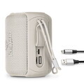 Boxa Bluetooth S Fashion TV, Matte Cream-Gold, 8.5x8.9x11.5 cm, crem