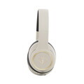 Casti wireless ANC Fashion TV, Matte Cream-Gold, 17x18.5x8 cm, crem/negru