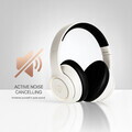 Casti wireless ANC Fashion TV, Matte Cream-Gold, 17x18.5x8 cm, crem/negru