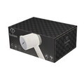 Aparat de calcat cu aburi portabil, pliabil Fashion TV, Matte Cream-Gold, 1000W, 100 ml, invelis ceramic, crem