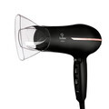 Uscator de par profesional Fashion TV, Matte Black-Rose Gold, 1950-2300W, 2 viteze, 3 trepte de temperatura, negru