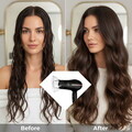 Uscator de par profesional Fashion TV, Matte Black-Rose Gold, 1950-2300W, 2 viteze, 3 trepte de temperatura, negru
