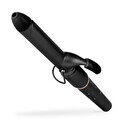 Ondulator de par Fashion TV, Matte Black-Rose Gold, 50-55W, 200°C, 5 trepte de temperatura, invelis ceramic, negru