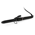 Ondulator de par Fashion TV, Matte Black-Rose Gold, 50-55W, 200°C, 5 trepte de temperatura, invelis ceramic, negru