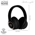 Casti wireless ANC Fashion TV, Matte Black-Rose Gold, 17x18.5x8 cm, negru