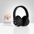 Casti wireless ANC Fashion TV, Matte Black-Rose Gold, 17x18.5x8 cm, negru