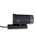 Aparat de calcat cu aburi portabil, pliabil Fashion TV, Matte Black-Rose Gold, 1000W, 100 ml, invelis ceramic, negru