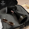 Aparat de calcat cu aburi Fashion TV, Matte Black-Rose Gold, 1500W, 220 ml, invelis ceramic, negru