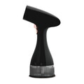 Aparat de calcat cu aburi Fashion TV, Matte Black-Rose Gold, 1500W, 220 ml, invelis ceramic, negru
