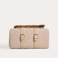 Cos de picnic 2 persoane Elvora, Homla, 38x25.5x18 cm, rachita, multicolor