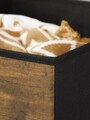 Set 6 cutii de depozitare pliabile, Songmics, 30x30x30 cm, material Oxford/carton, maro rustic