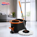 Set curatenie cu pedala Master Clean Step, Vanora Home, 16L, plastic, negru/portocaliu