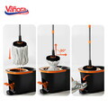 Set curatenie cu pedala Master Clean Step, Vanora Home, 16L, plastic, negru/portocaliu